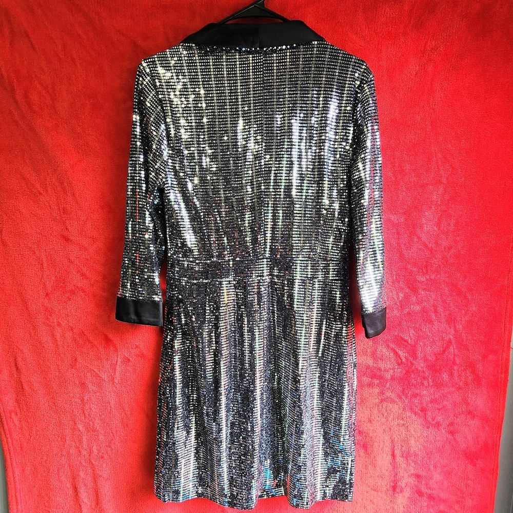 INC Mirror Ball Blazer Mini Dress - Picture 3 of 14